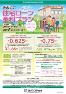 Read more about the article きのくに信用金庫 2019年4月 住宅ローン金利
